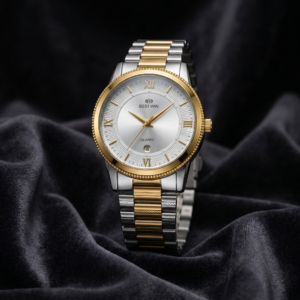 BEST WIN Luxury Watch For Men's (Golden Dial)