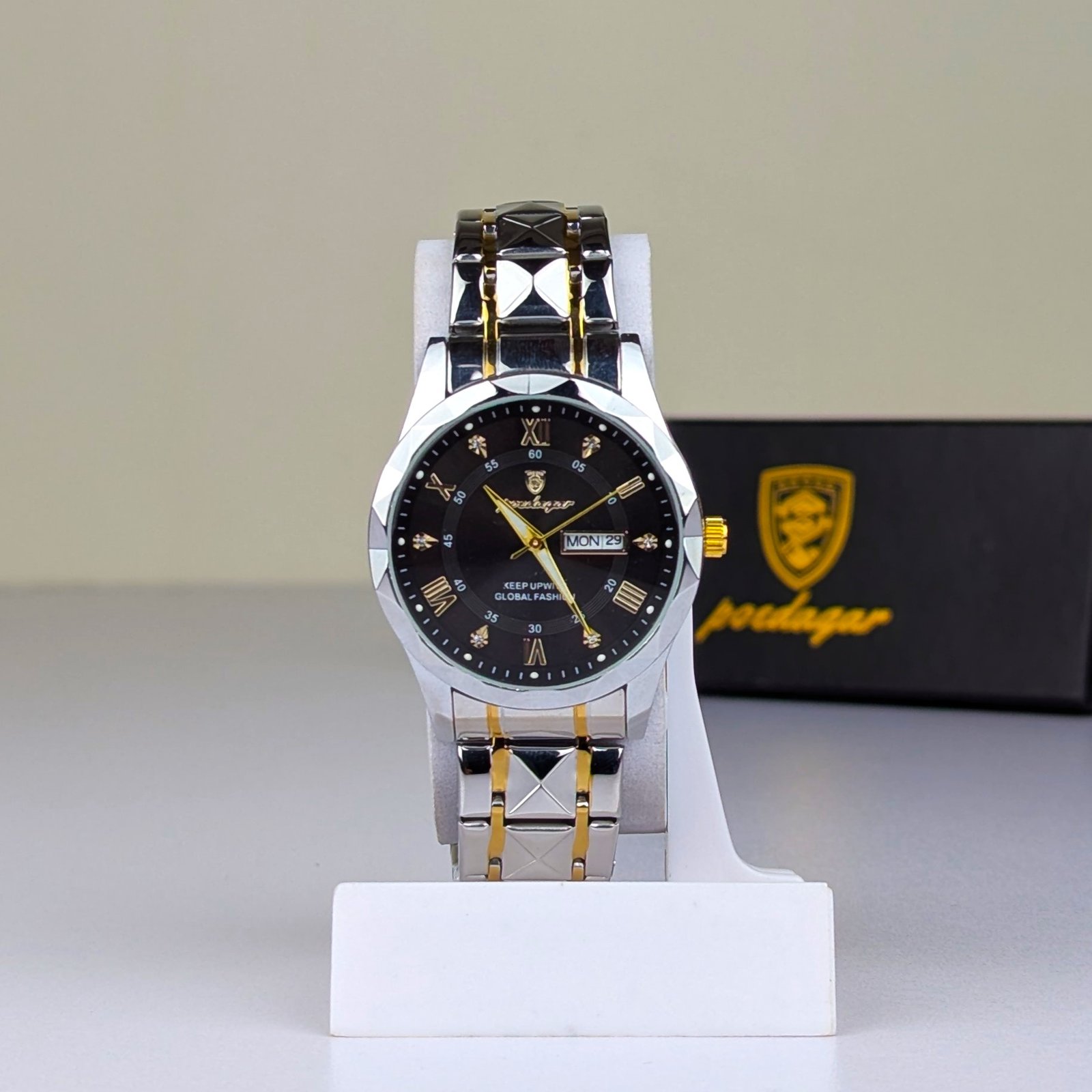 Poedagar Luxury Couple Watch (Water Resistant) - Image 2