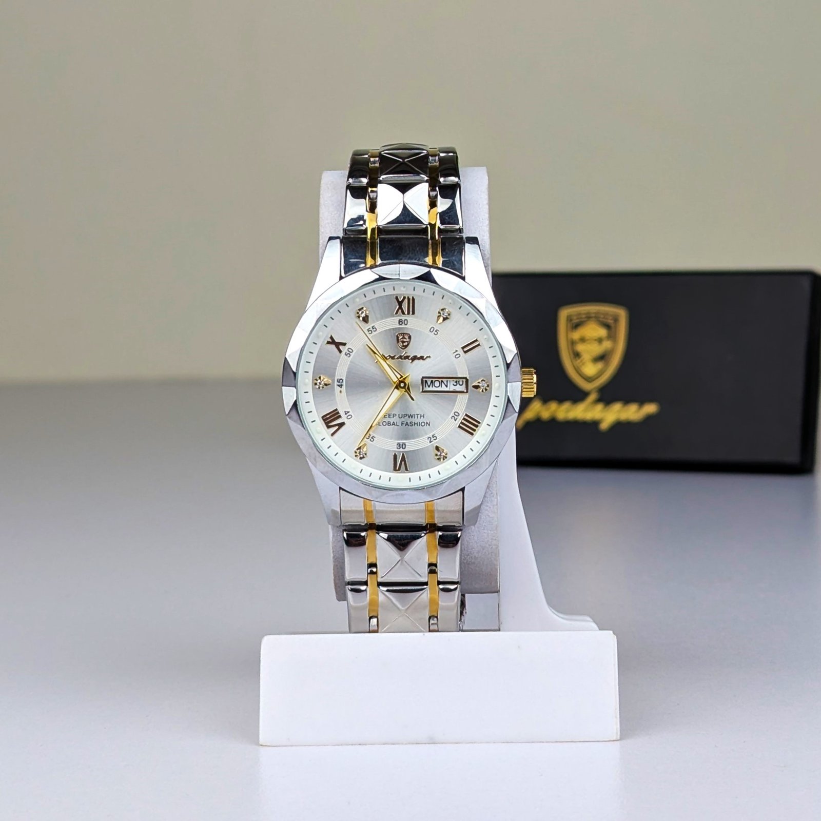 Poedagar Luxury Couple Watch (Water Resistant) - Image 2
