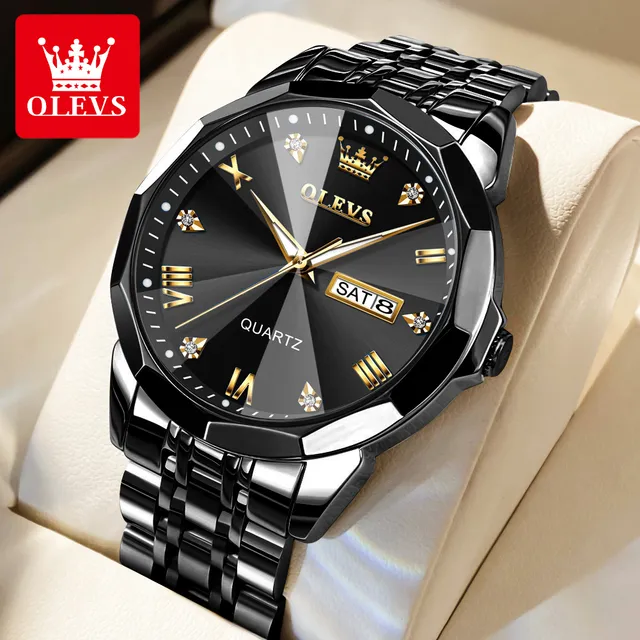 OLEVS New Exclusive Design Quartz Watch for Men - Image 4